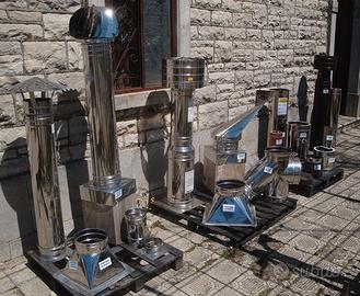 Canne fumarie acciaio inox
