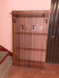 portabiti anni 70 in legno modulabile 