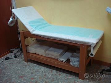Lettino Massaggio Fisso Professionale in Legno