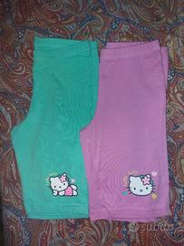 set 2 pantaloncini bimba Hello Kitty Disney