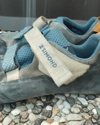 Scarpette arrampicata simond decathlon n.43