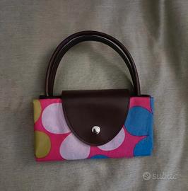 Shopping bag pieghevole multicolore