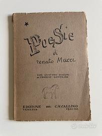 MUCCI, Renato. POESIE. 1938