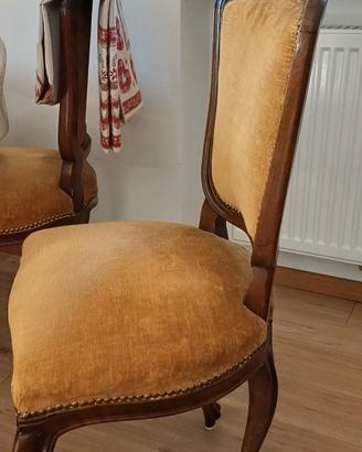 4 sedie antiche ( prima metà 800)  