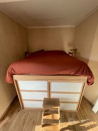 Letto giapponese Cinius “Impero” con armadio integ