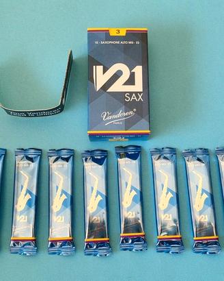 8 ance Vandoren V21 Sax Alto Misura 3 NUOVE
