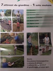 Atrezzo per cura giardino multifunzione Mantis