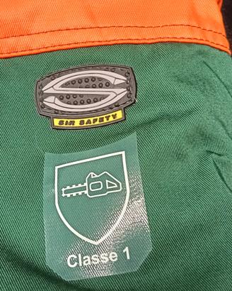 Pantalone da lavoro antitaglio SIR SAFETY classe 1