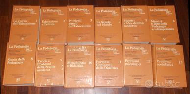 LA PEDAGOGIA 12 VOLUMI LUIGI VOLPICELLI  VALLARDI