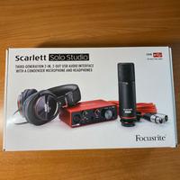 Focusrite Scarlett Solo Studio (terza Generazione)