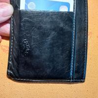 Porta carte di credito uomo vera pelle💚