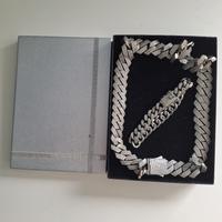 Collana Cubana con Bracciale 