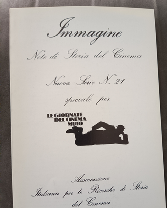 Immagine. Note di Storia del Cinema, n. 21