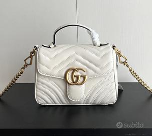 Borsa a tracolla Gucci GG Marmont mini da donna