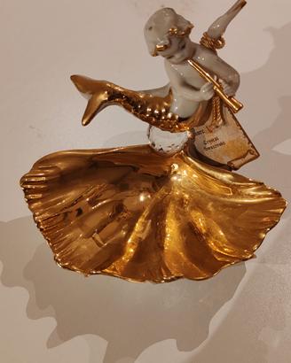 Sirena porcellana Capodimonte Cesare Villari