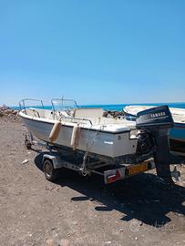 Barca + motore+carrello