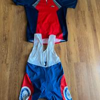 Completo ciclismo Uomo Santini Rosti L M