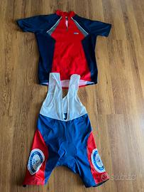 Completo ciclismo Uomo Santini Rosti L M