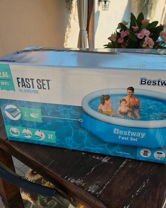 Piscina Bestway FastSet  2,44m + pompa + accessori