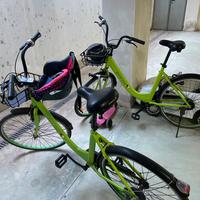 Biciclette con cestello e luci led