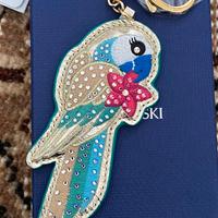 swarovski Portachiavi a forma di pappagallo