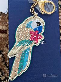 swarovski Portachiavi a forma di pappagallo