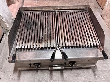 Griglia pietra lavica a gas