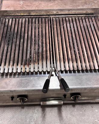 Griglia pietra lavica a gas