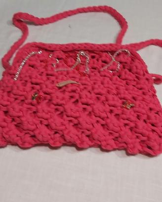 Borsetta modello pochette  fucsia
