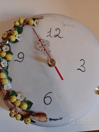 Orologio da parete in ceramica