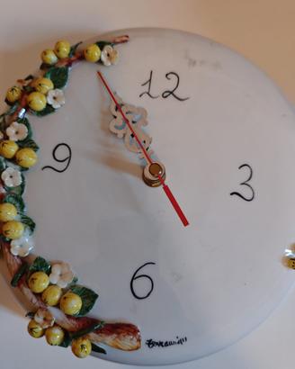 Orologio da parete in ceramica