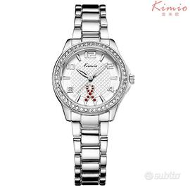 Orologio Polso Kimio K6143 Acciaio Brillantini