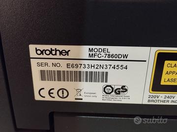 stampante Brother mfc7860dw multifunzione laser wi