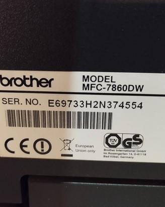 stampante Brother mfc7860dw multifunzione laser wi