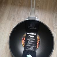 Wok Sambonet Silver Force 28cm