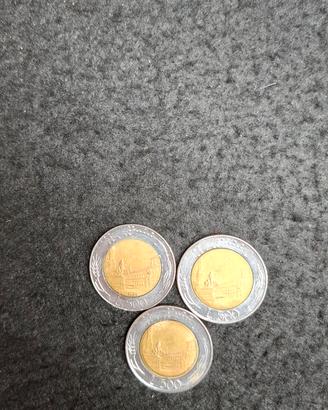 3 Lire 500 Monete Italiane