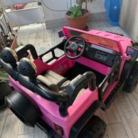Macchinetta elettrica rosa due posti X bambini