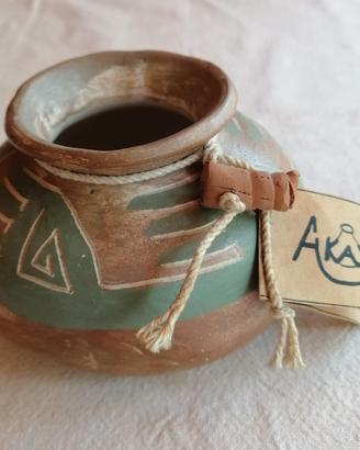Piccola anfora ceramica artigianato Andino 