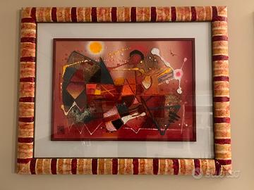 Gaetano D’auria opera astratta 50x70