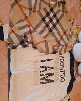 Blocco t-shirt Burberry, Artigli, Desigual, 