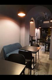 Attrezzature e arredo bar con cucina