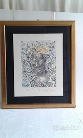 PERICLE FAZZINI - Litografia " VOLTO"