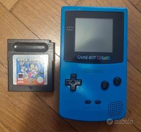 Nintendo Game Boy Color Blu Originale + Gioco