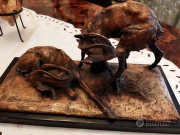 Scultura  di Cacciapuoti  anni 30/40