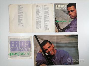 Eros Ramazzotti spartito più broscure e poster