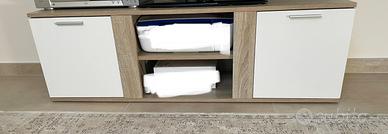 Mobile porta tv bianco e beige