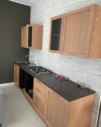 Cucina anta legno frassino