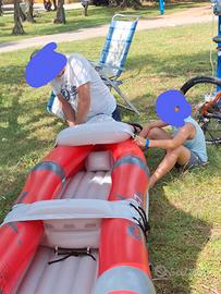 Canoa gonfiabile 2 posti