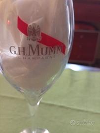 bicchieri tulipano champagne G.H. MUMM