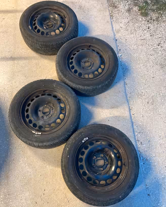 Cerchi ferro orig Audi bmw mini mercedes borchie